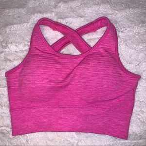 Alphalete Revival Vault Bra Hot Pink S